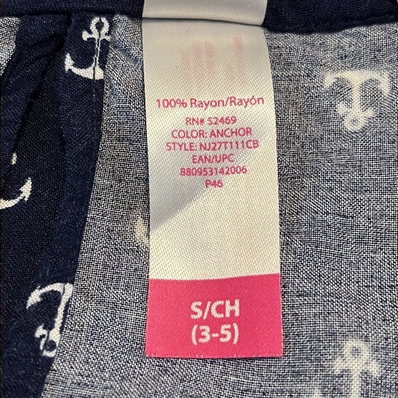 No Boundaries Nautical Navy Anchor Spaghetti Strap Tank Top Novelty Seaside Sz S - Picture 10 of 10